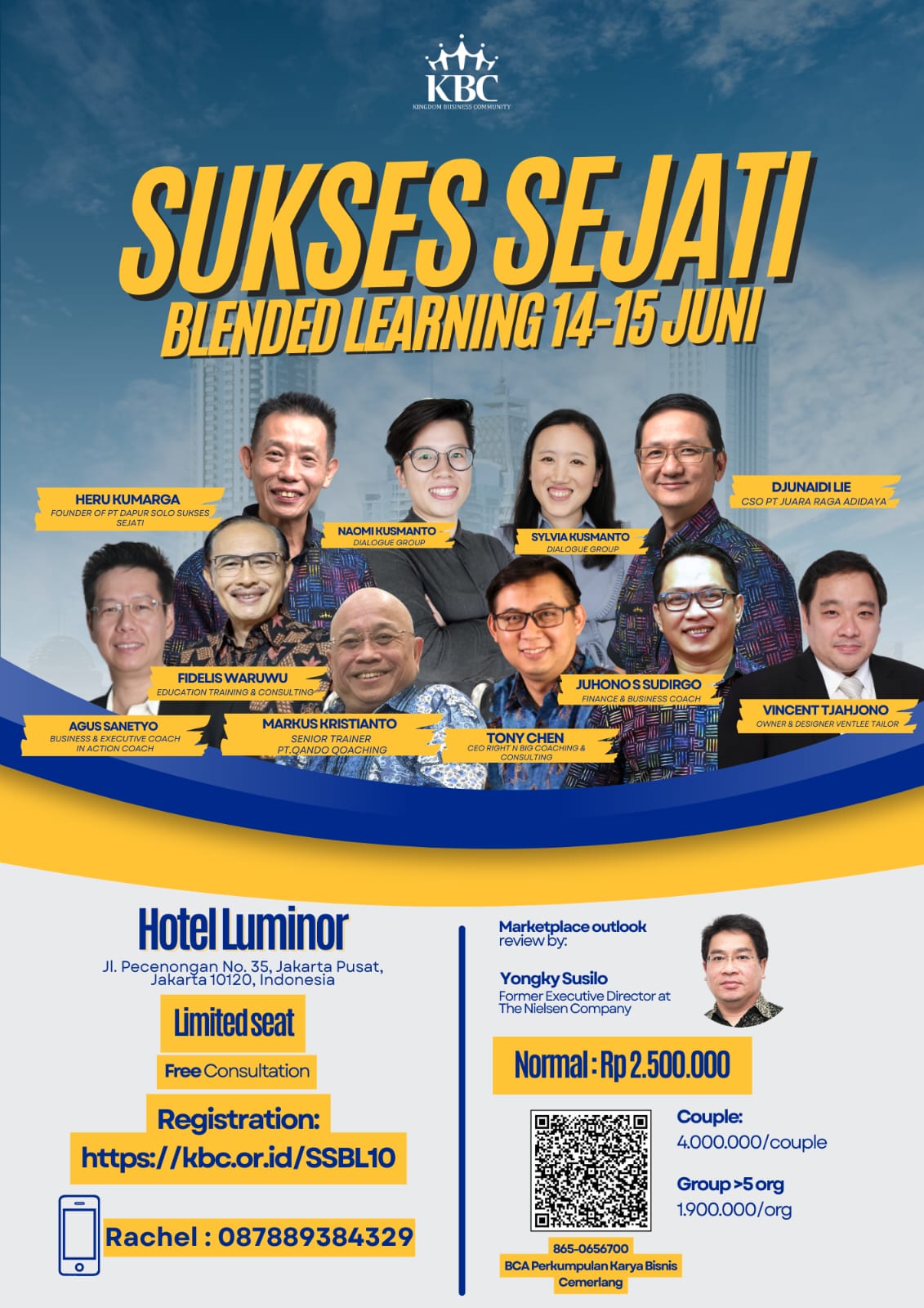 CAMP SUKSES SEJATI: RAHASIA SUKSES DALAM BISNIS ATAU KARIR