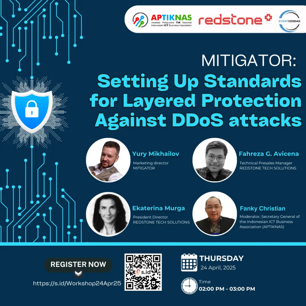 Flyer event Setting Up Standars For Layered Protection Against DDoS Attacks